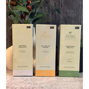 Secret Collagen Lot of 3 Night & Age-defying Serum, Day & Night Veil Moisturizer